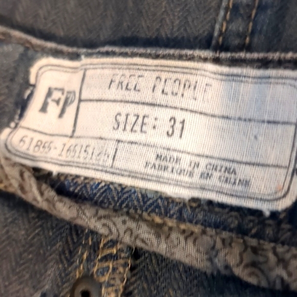 Free People Organic Wash Curve Seam Waist Maxi Skirt 31 - Picture 10 of 13